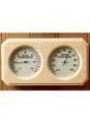 Harvia Deluxe Pine Encased Thermometer Hygrometer