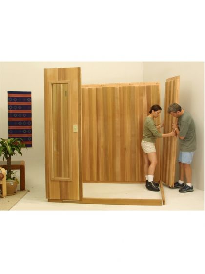 Harvia Prefabricated Sauna Room (84" x 108" x 84")