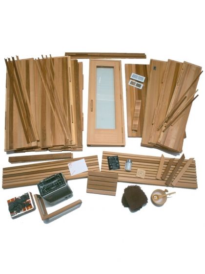 Harvia Prefabricated Sauna Room (108" x 132" x 86")