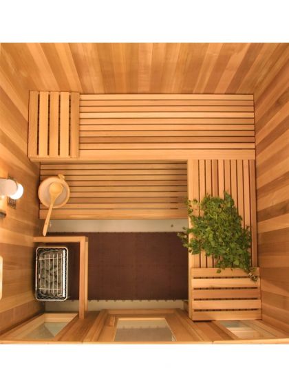 Harvia Prefabricated Sauna Room (72" x 120" x 84")