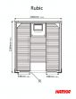 Rubic Sauna 90"L x 82"W x 82"H