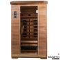 SaunaMed 2 Person Luxury Cedar FAR Infrared Sauna EMR Neutral™