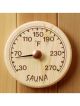 Harvia Round Pine Thermometer