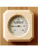 Harvia Deluxe Pine Encased Thermometer