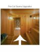 Scandia Pre-Cut Sauna Upgrades